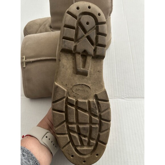 Bearpaw Genuine Suede Mid-Calf Boots Sheepskin Lining Iced Coffee 11 M main image 5